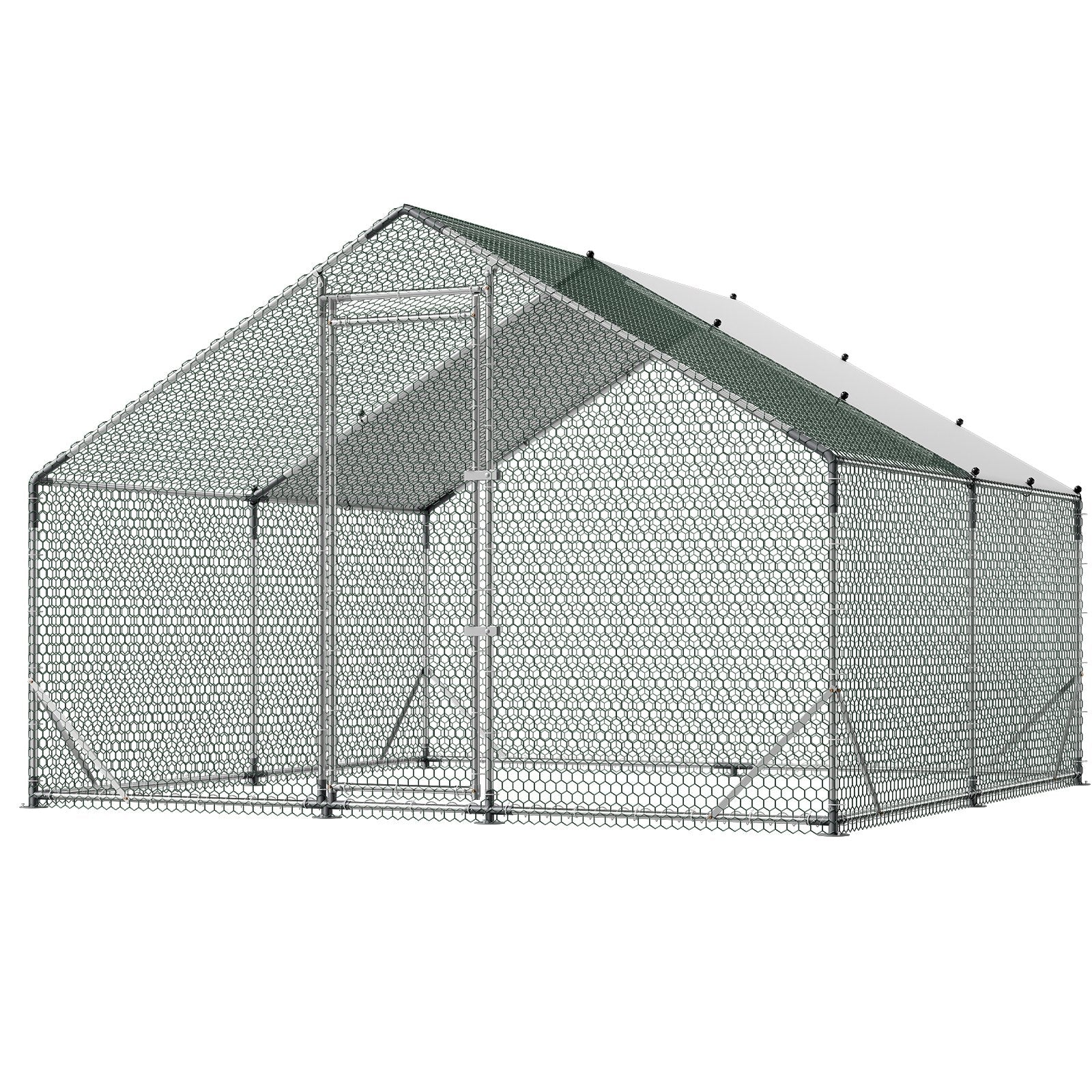 Metalinis vištidės aptvaras VEVOR CRC0303, 3 x 3 x 2 m