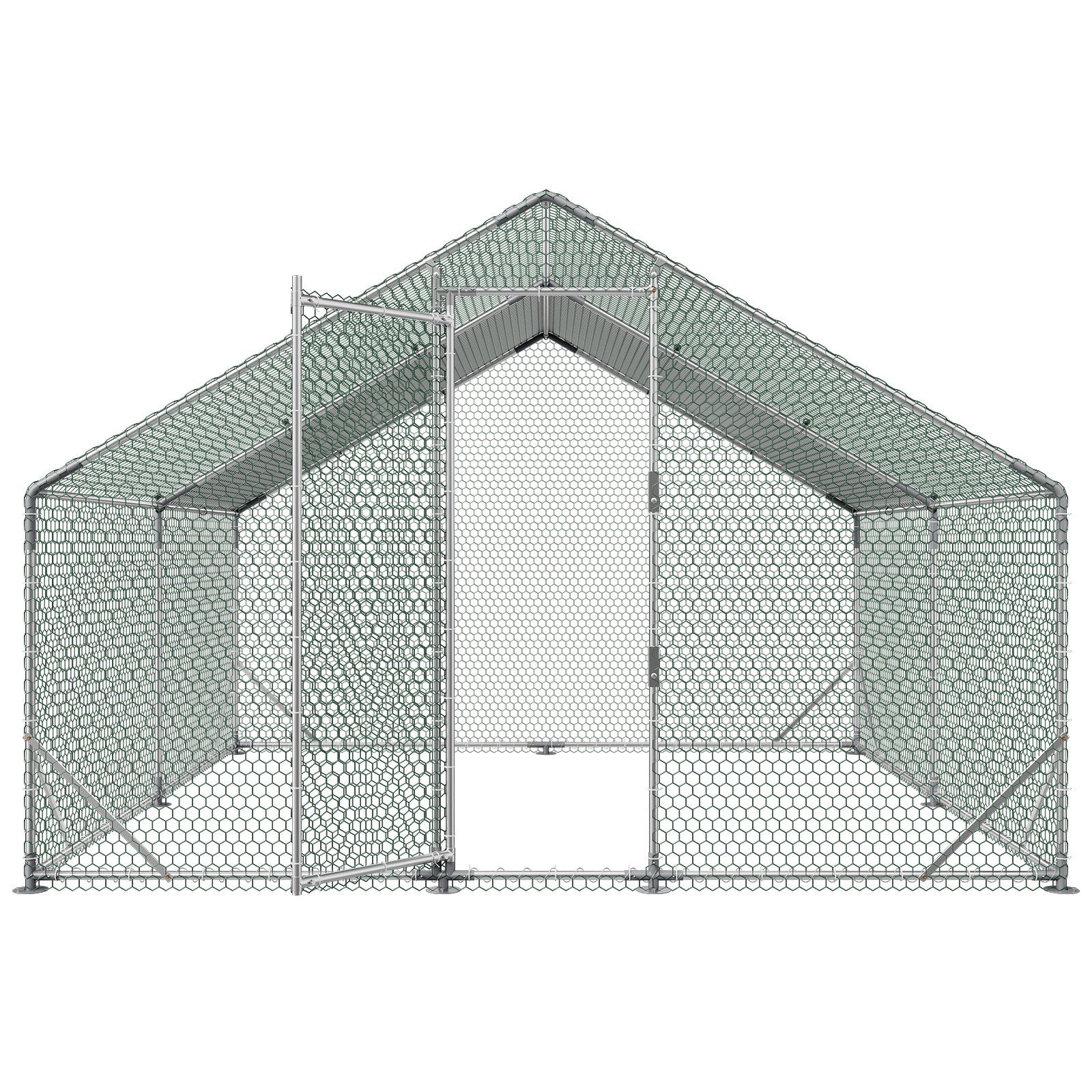 Metalinis vištidės aptvaras VEVOR CRC0303, 3 x 3 x 2 m