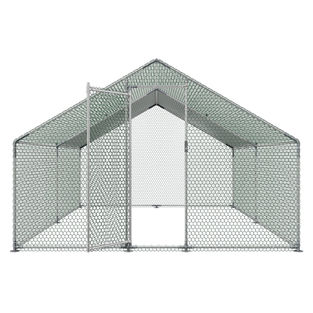 Metalinis vištidės aptvaras VEVOR JD342, 3x4x2 m