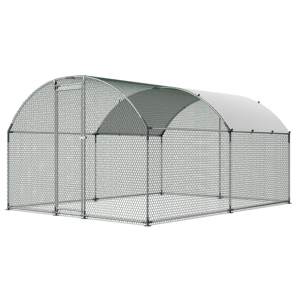 Metalinis vištidės aptvaras VEVOR YD342, 3x4x2 m