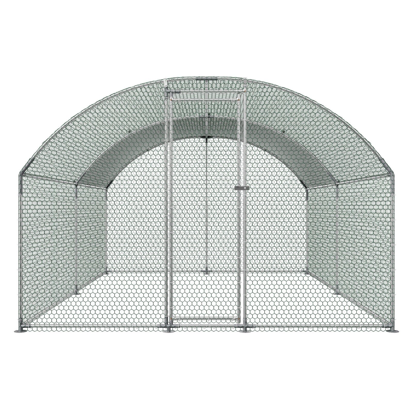 Metalinis vištidės aptvaras VEVOR YD342, 3x4x2 m