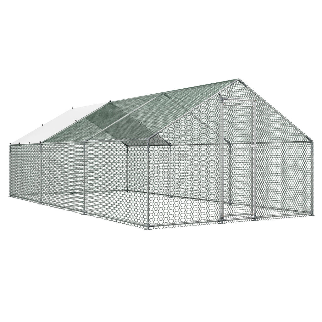 Metalinis vištidės aptvaras VEVOR JD362, 3x6x2 m