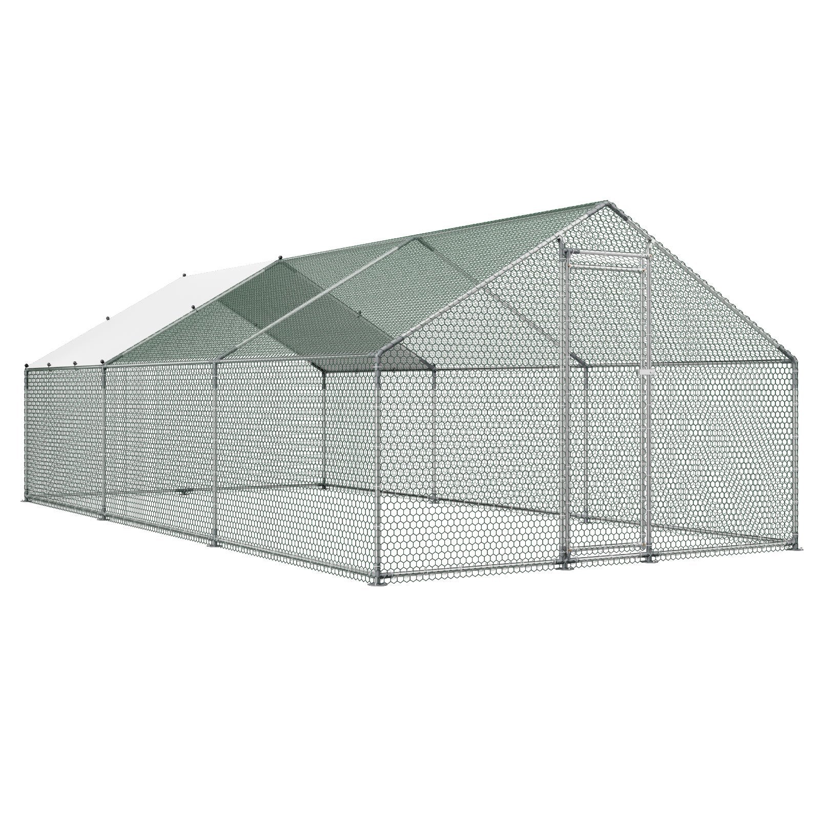 Metalinis vištidės aptvaras VEVOR JD362, 3x6x2 m