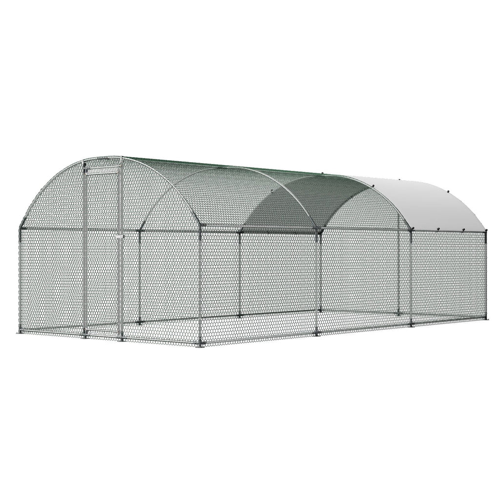 Metalinis vištidės aptvaras VEVOR YD362, 3x6x2 m