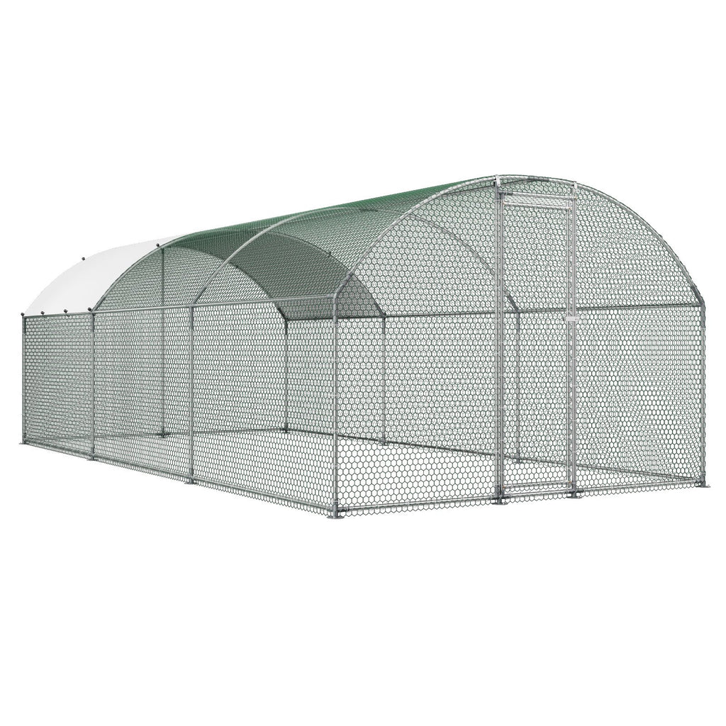 Metalinis vištidės aptvaras VEVOR YD362, 3x6x2 m