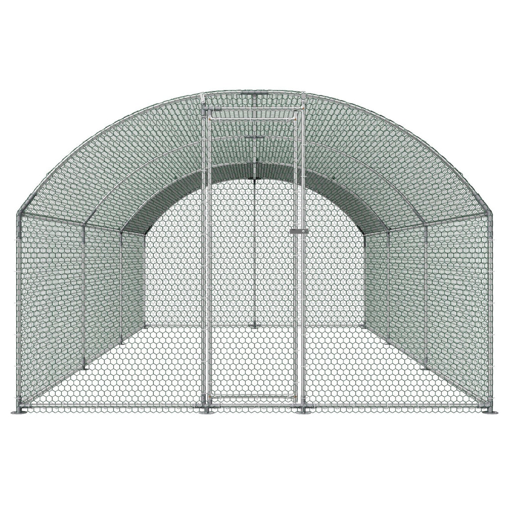 Metalinis vištidės aptvaras VEVOR YD362, 3x6x2 m