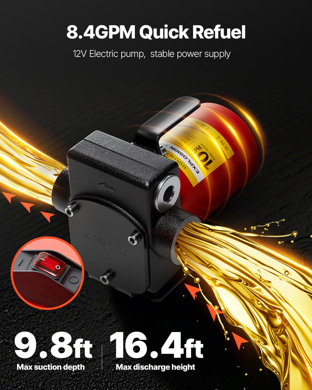 Mobili kuro talpa VEVOR FF-930EQ, 113,5 l