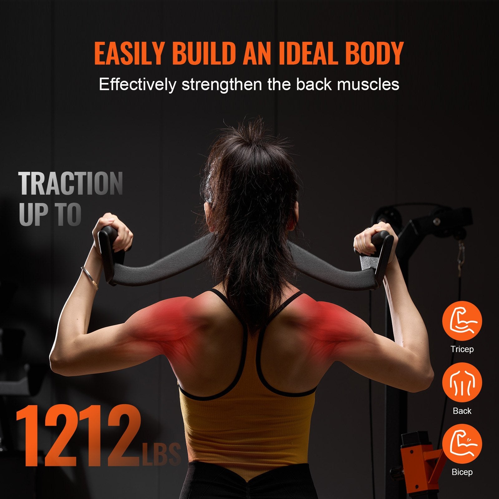 Treniruoklių rankenų komplektas VEVOR TSJC/TSZW serija, 7 dalių rinkinys