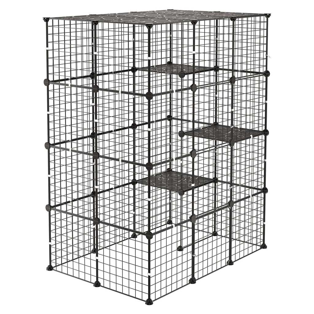 Narvas katėms VEVOR 97DMSUK42604, 4 aukštų, 104x71x140 cm