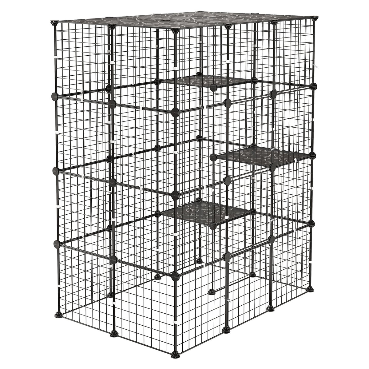 Narvas katėms VEVOR 97DMSUK42604, 4 aukštų, 104x71x140 cm