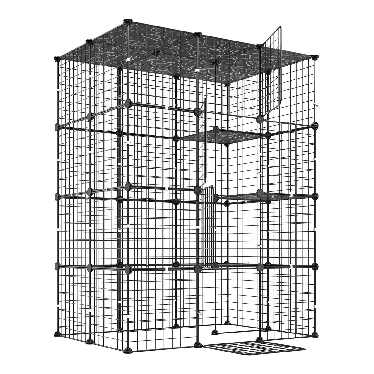 Narvas katėms VEVOR 97DMSUK42604, 4 aukštų, 104x71x140 cm