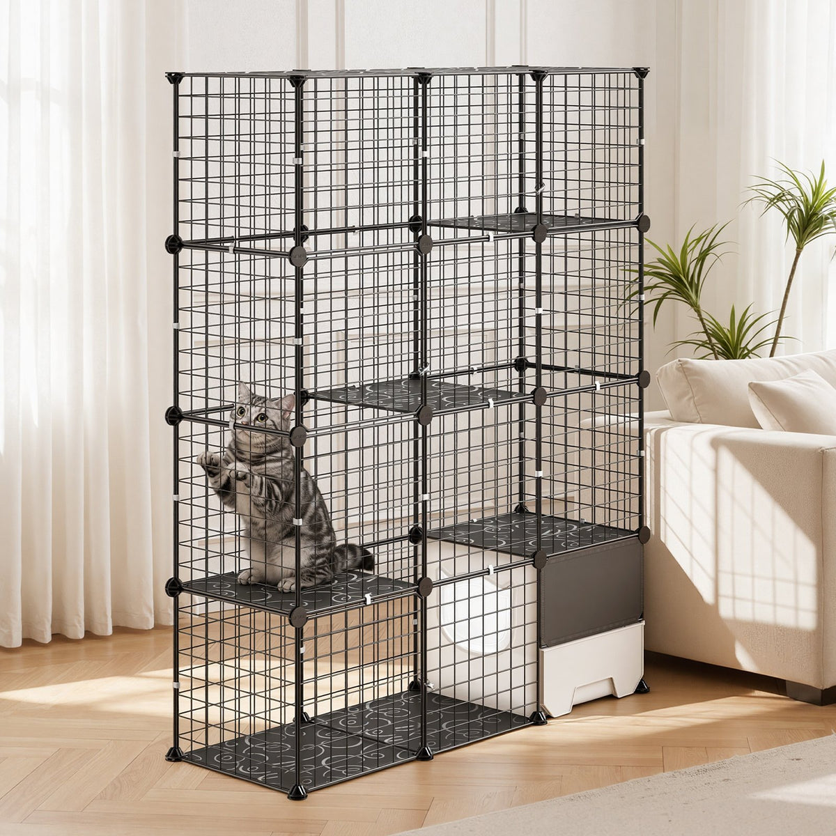 Narvas katėms VEVOR 97DMSUK32603, 104x35x140 cm