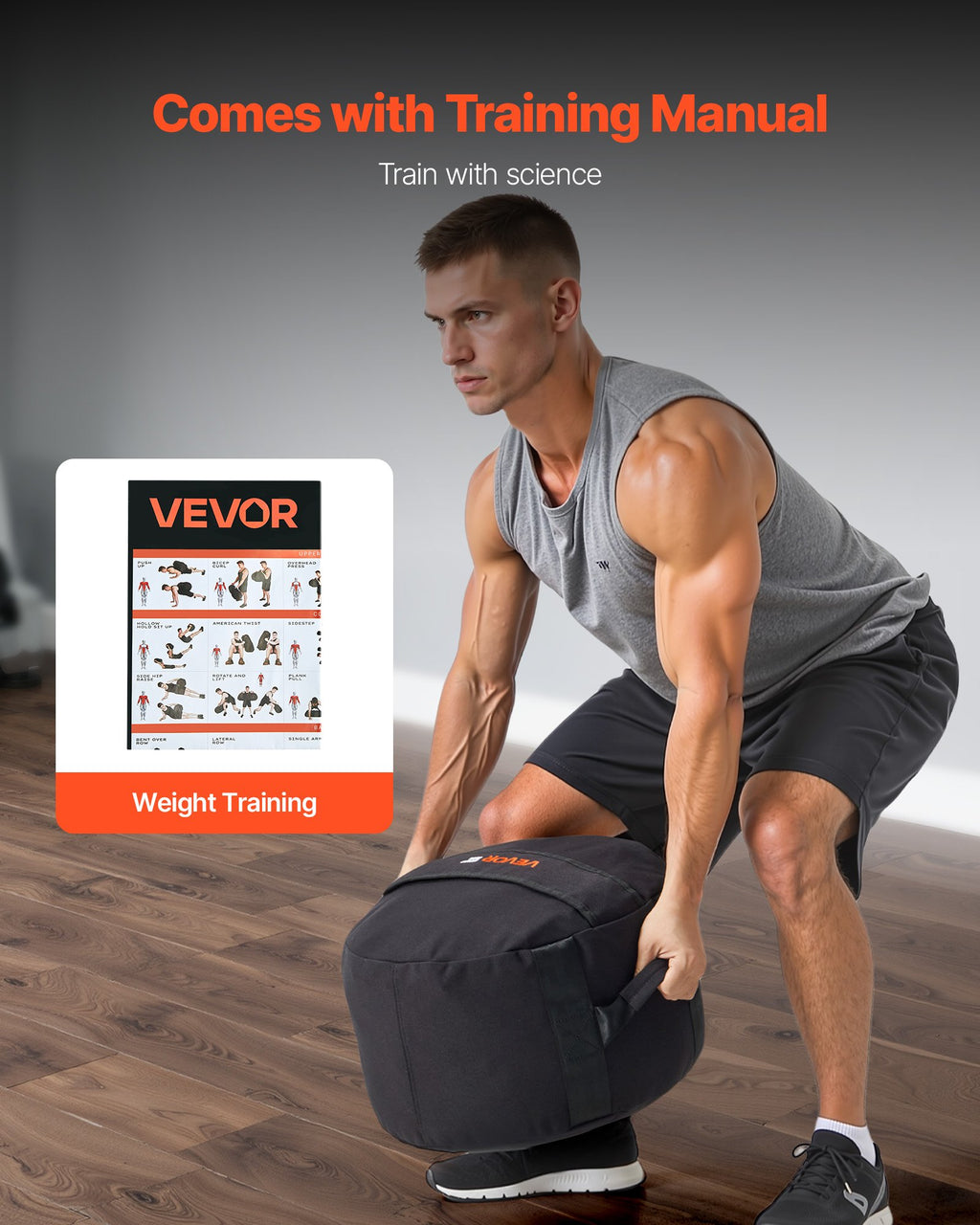 Sportinis svorio maišas VEVOR BY-SS-001, 45 kg
