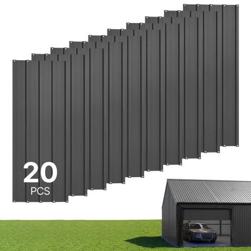 Metaliniai stogo lakštai VEVOR SKU2025007, 20 vnt. (9,2 m²)