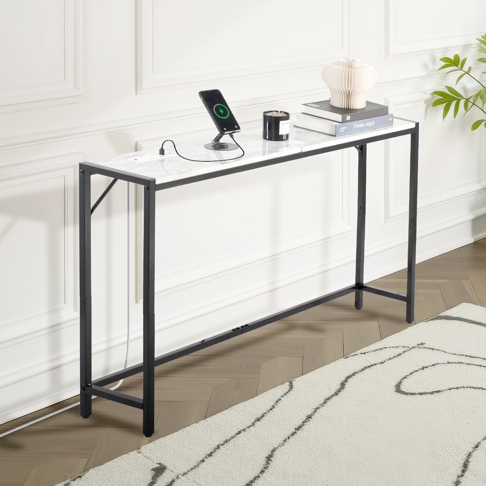Konsolinis staliukas VEVOR YJX-XGZ-007, su elektros lizdais