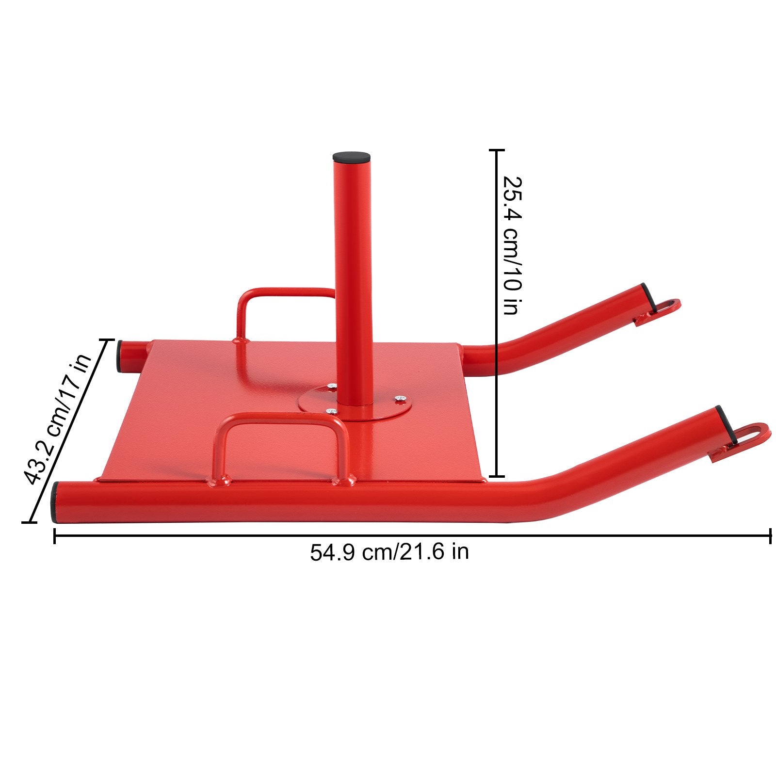 Treniruočių rogės VEVOR Weight Sled, 226,8 kg keliamoji galia