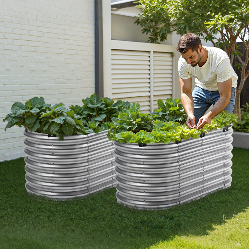 Metalinė pakelta lysvė VEVOR GM61003-120X60X57CM, 120 x 57,5 x 56 cm