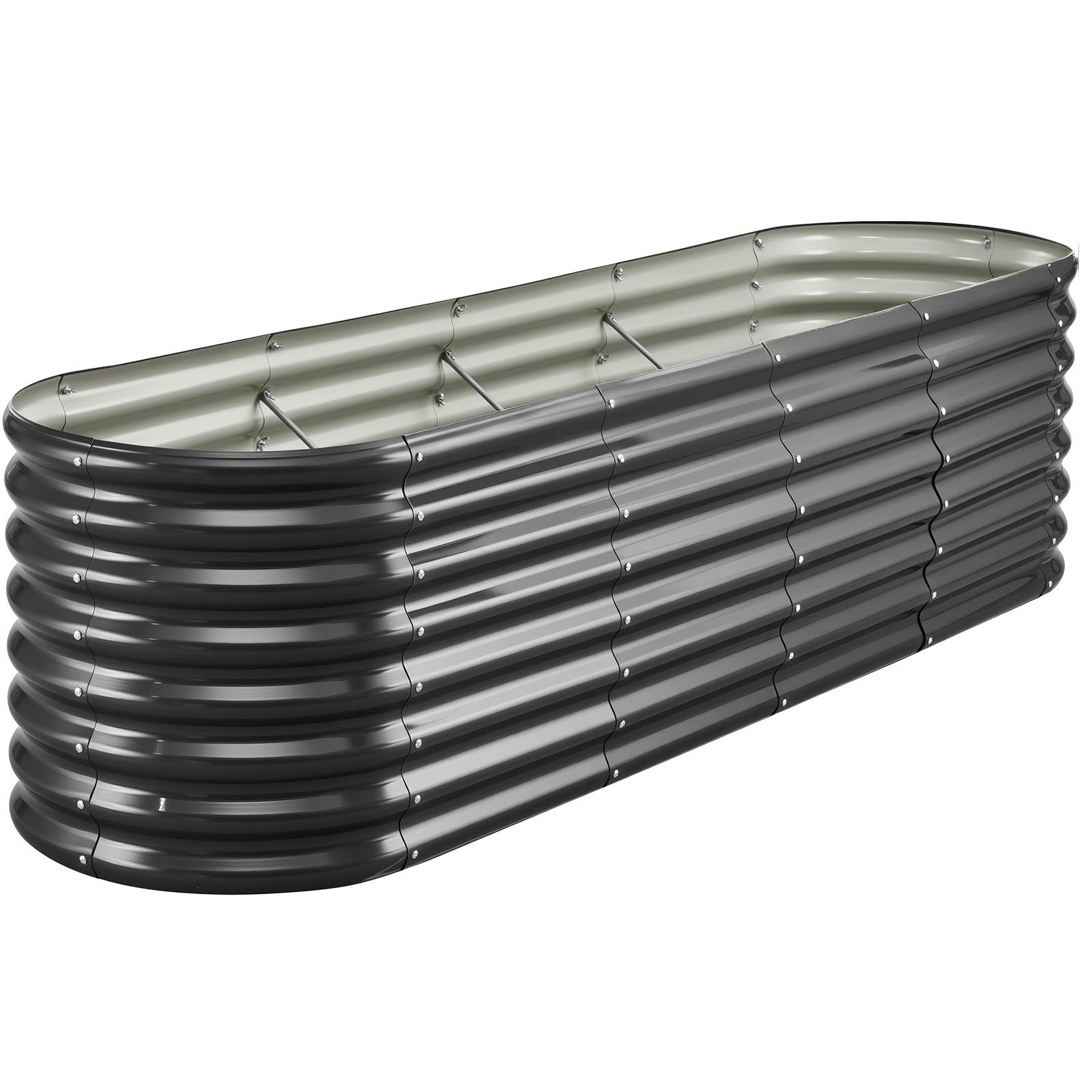 Pakelta lysvė VEVOR GM61003-240X60X57CM, 2,4 x 0,6 x 0,6 m