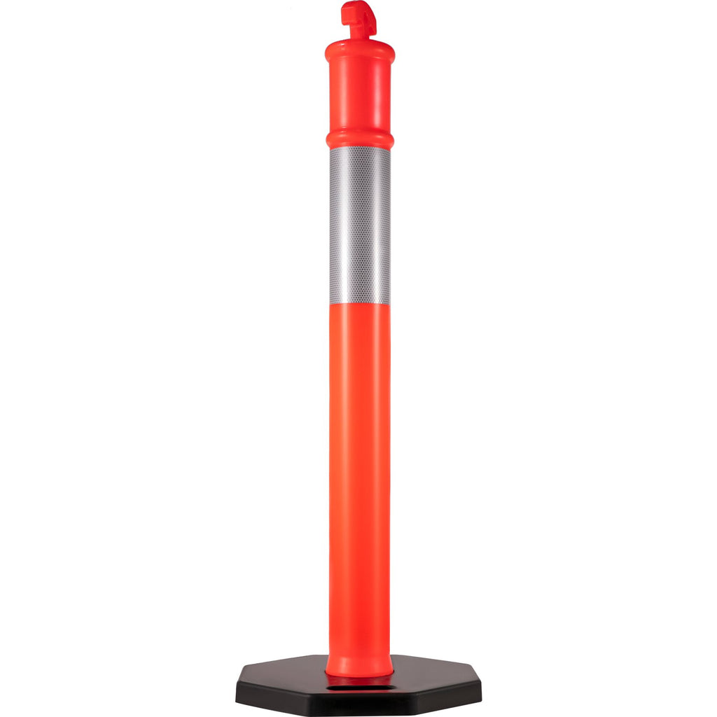 Eismo signaliniai stulpeliai VEVOR, 110 cm aukščio, 3 vnt. komplektas