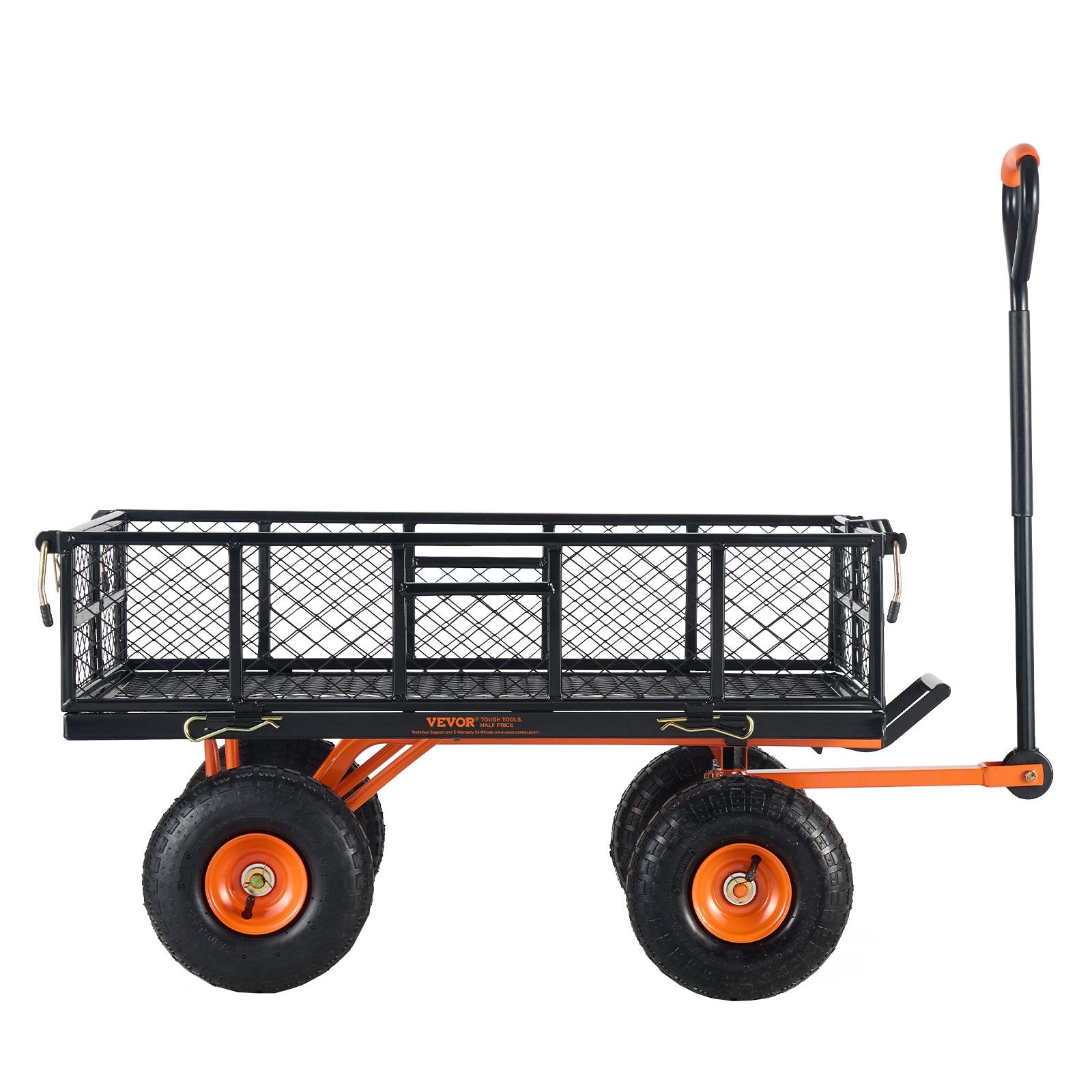 Sodo vežimėlis-savivartis VEVOR TC4211FKB, 399 kg keliamoji galia