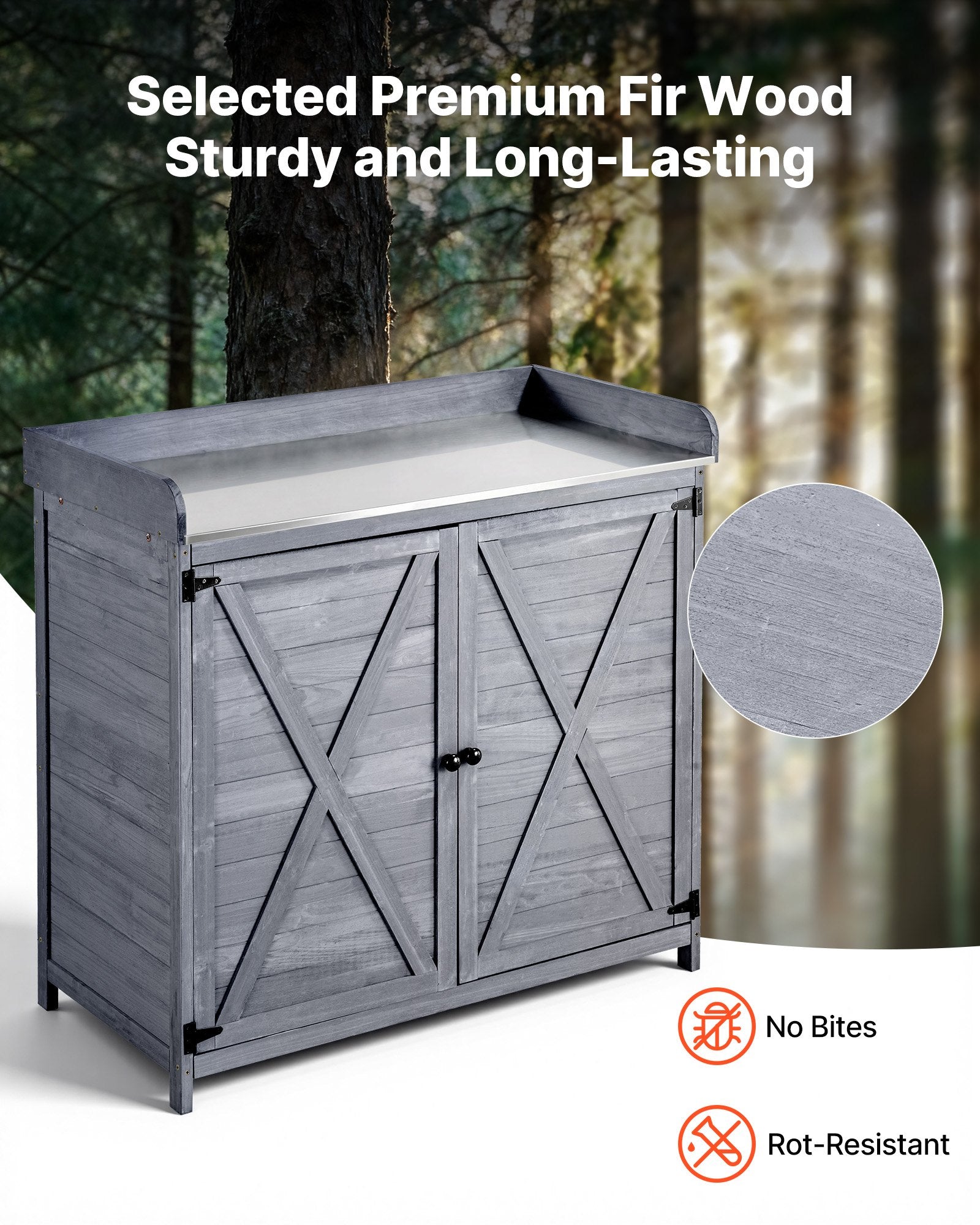 Sodininko stalas VEVOR DS-PB012, 98 x 48 cm stalviršis