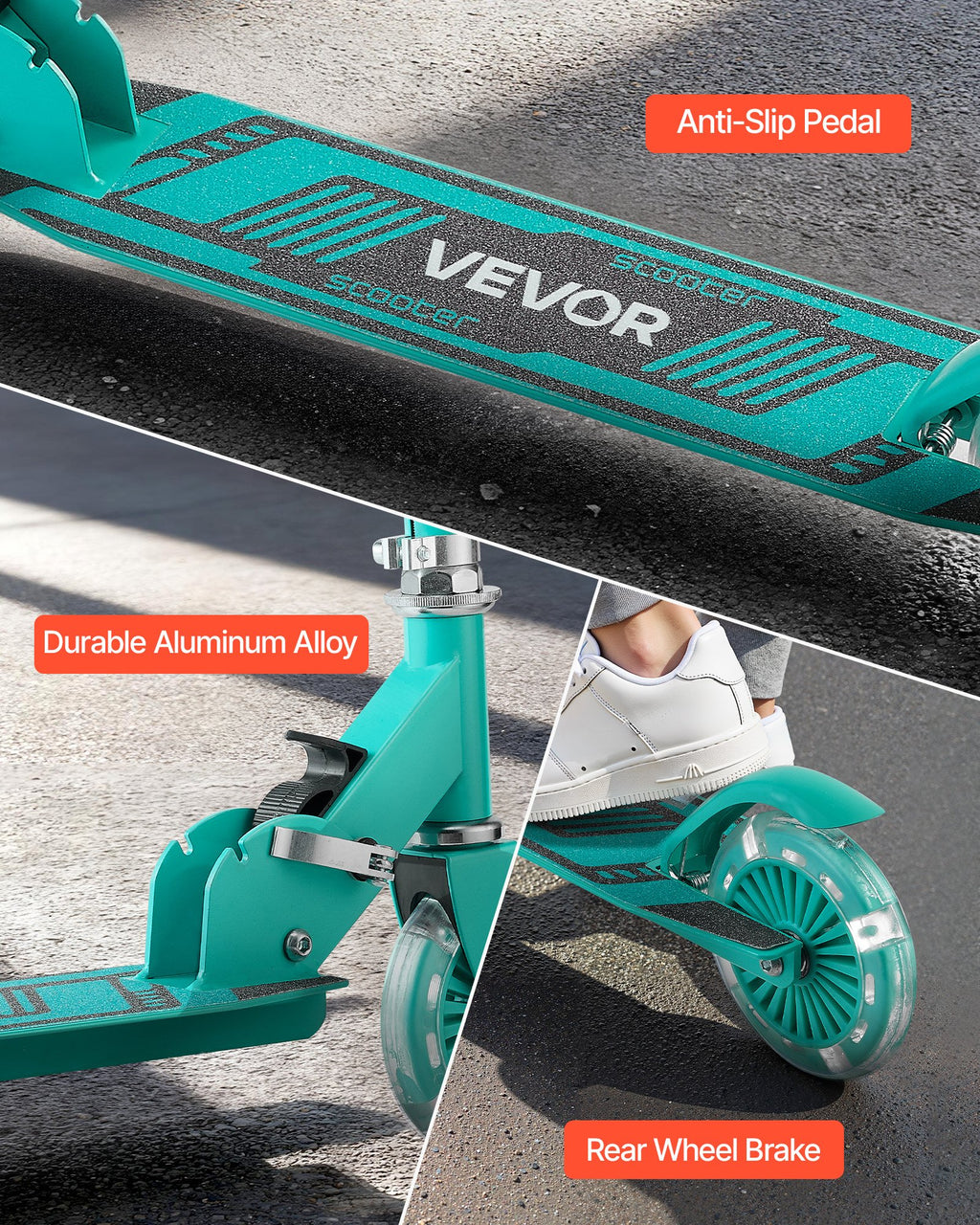 Paspirtukas vaikams VEVOR S010, iki 50 kg