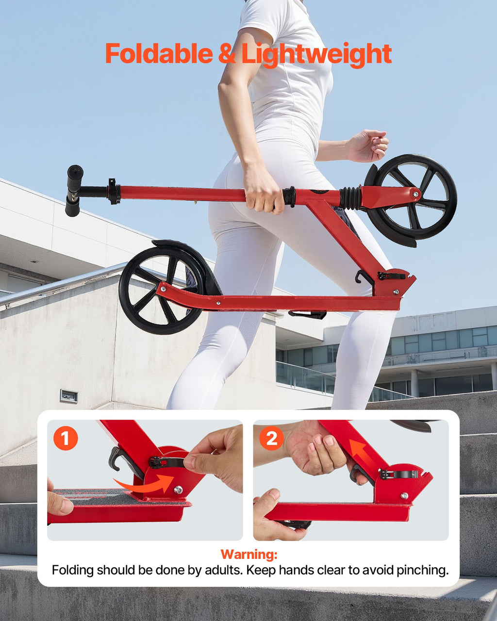 Paspirtukas VEVOR S200D, iki 100 kg apkrova