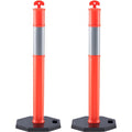 Kelių ženklinimo stulpeliai VEVOR CC-F01-PB-2PCS, 2 vnt. komplektas