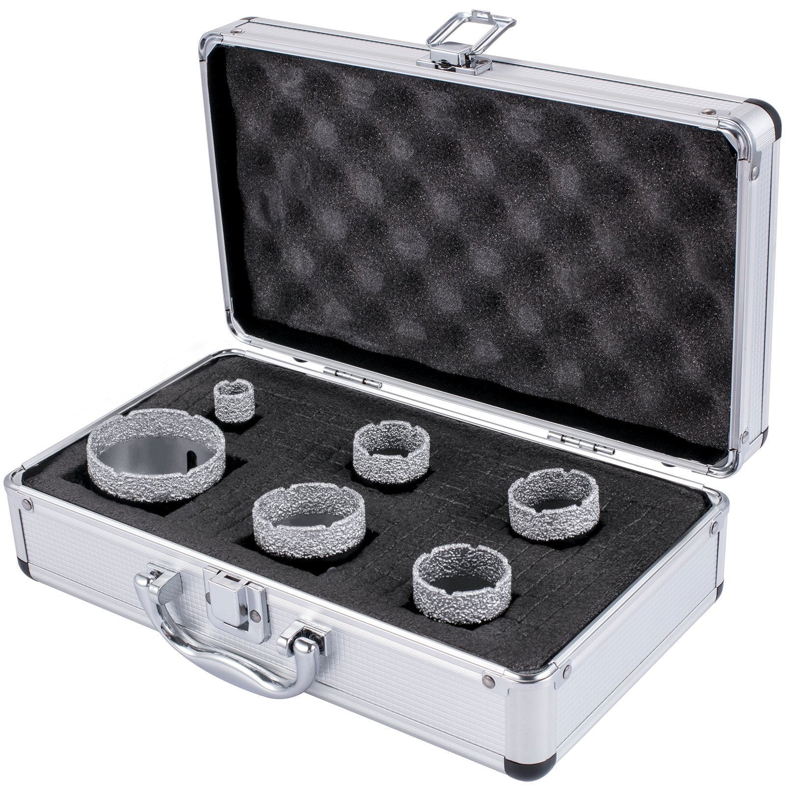 Deimantinių karūnų rinkinys VEVOR QHKZ6PCS, 6 vnt., 20-68 mm