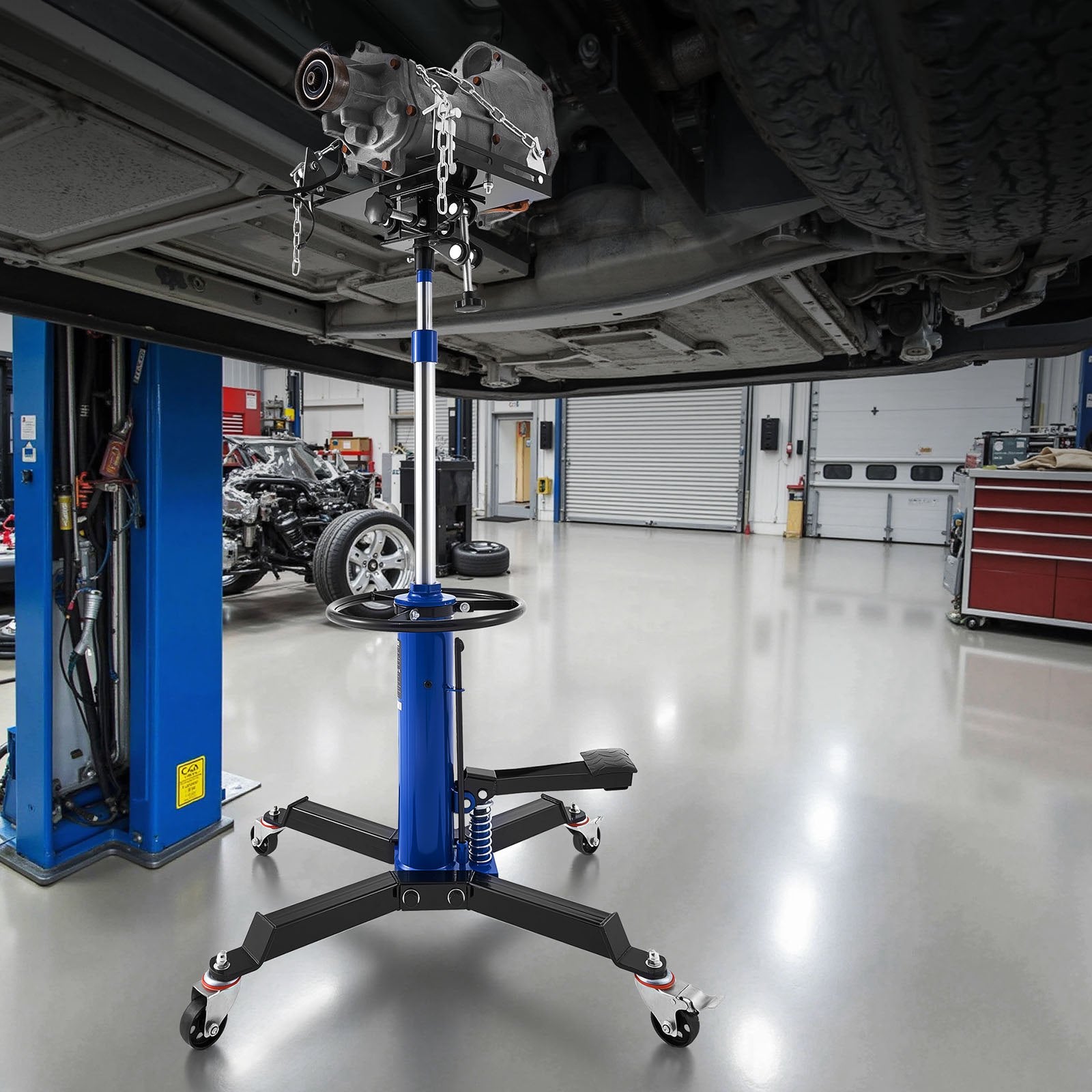 Hidraulinis pavarų dėžių keltuvas VEVOR GW-0.8, 0,75 t