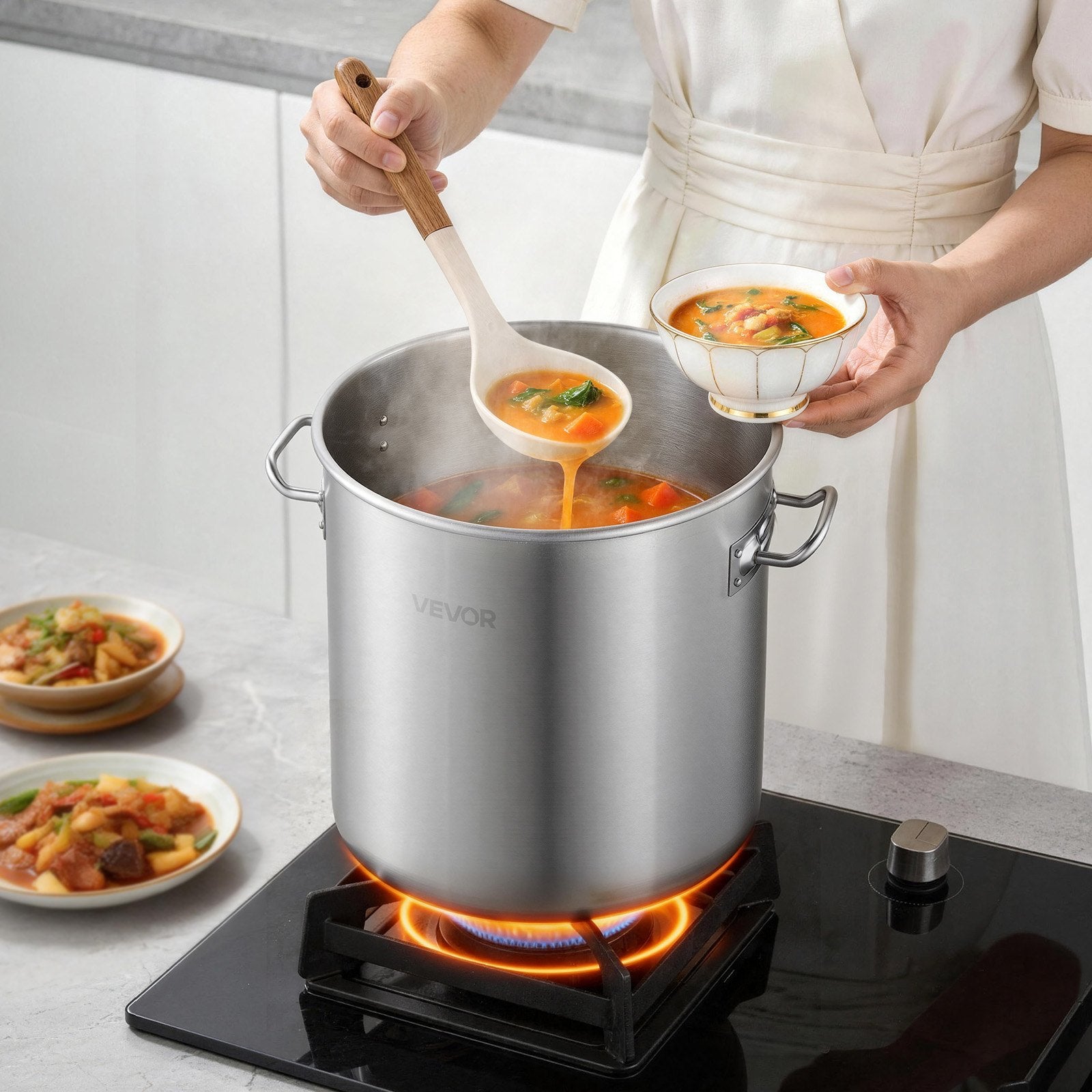 Nerūdijančio plieno puodas VEVOR 893030, 19,9 l