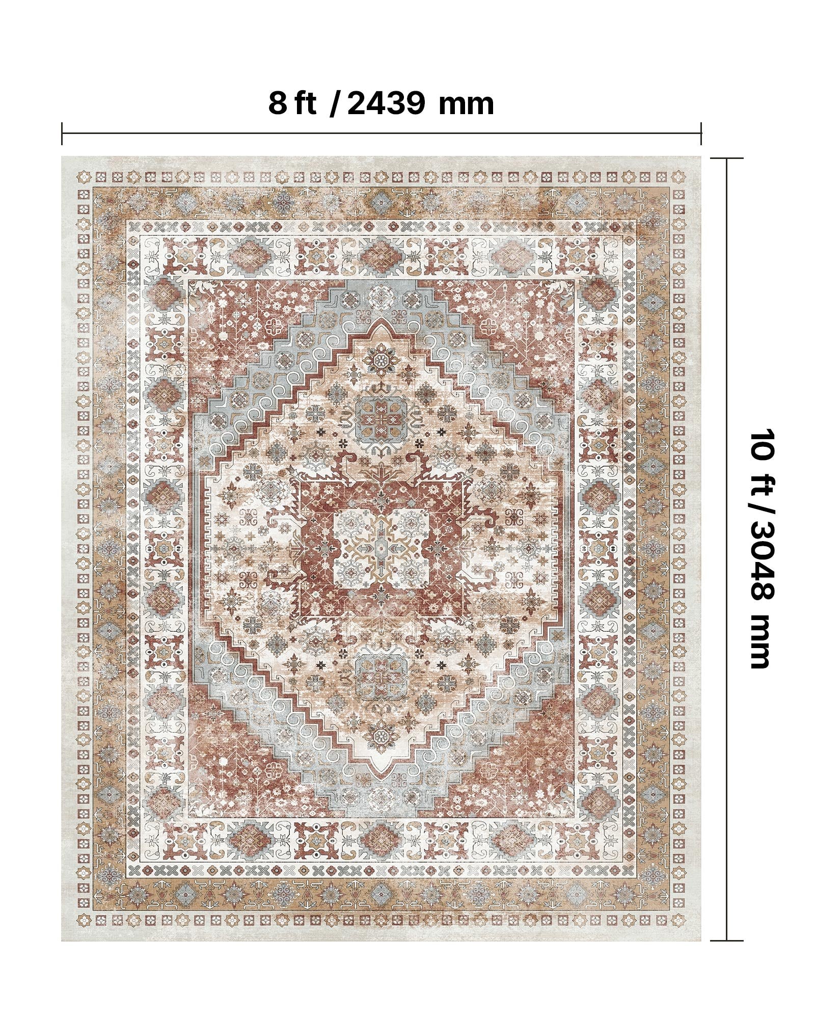 Kilimas VEVOR FGFZHS8-10FT, 244 x 305 cm