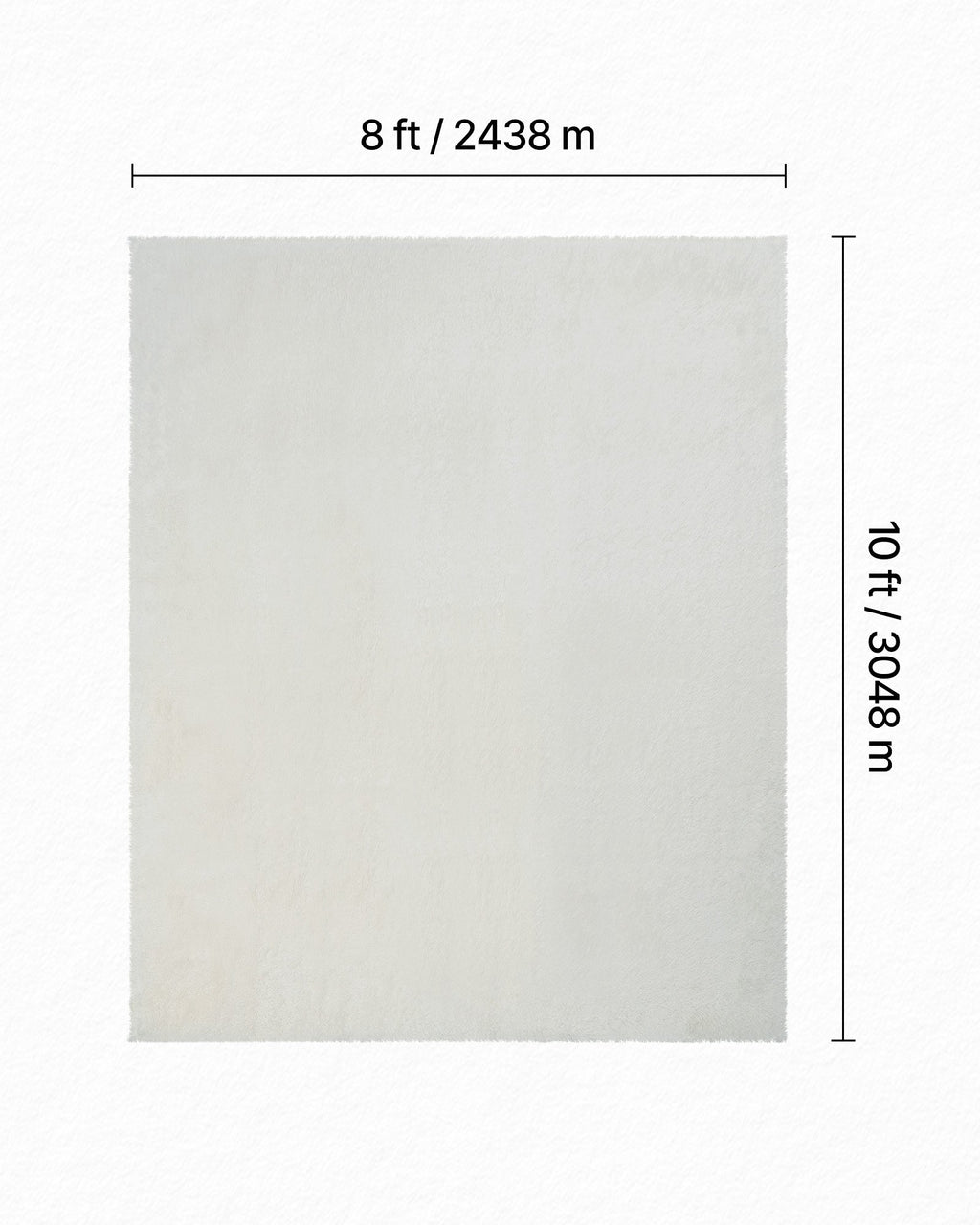 Minkštas kilimas VEVOR SM8X10-XYB10B, 2,44 x 3,05 m