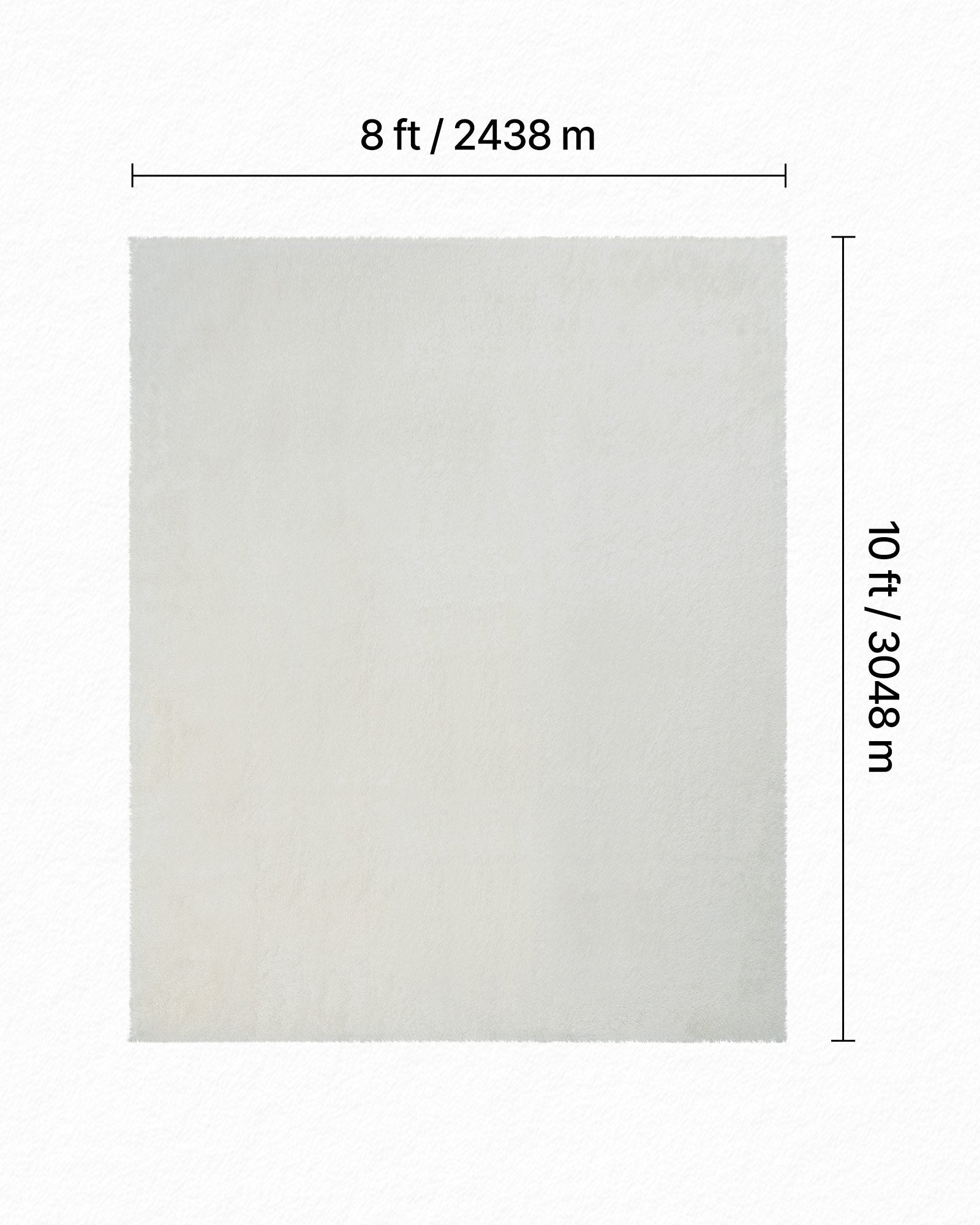 Minkštas kilimas VEVOR SM8X10-XYB10B, 2,44 x 3,05 m