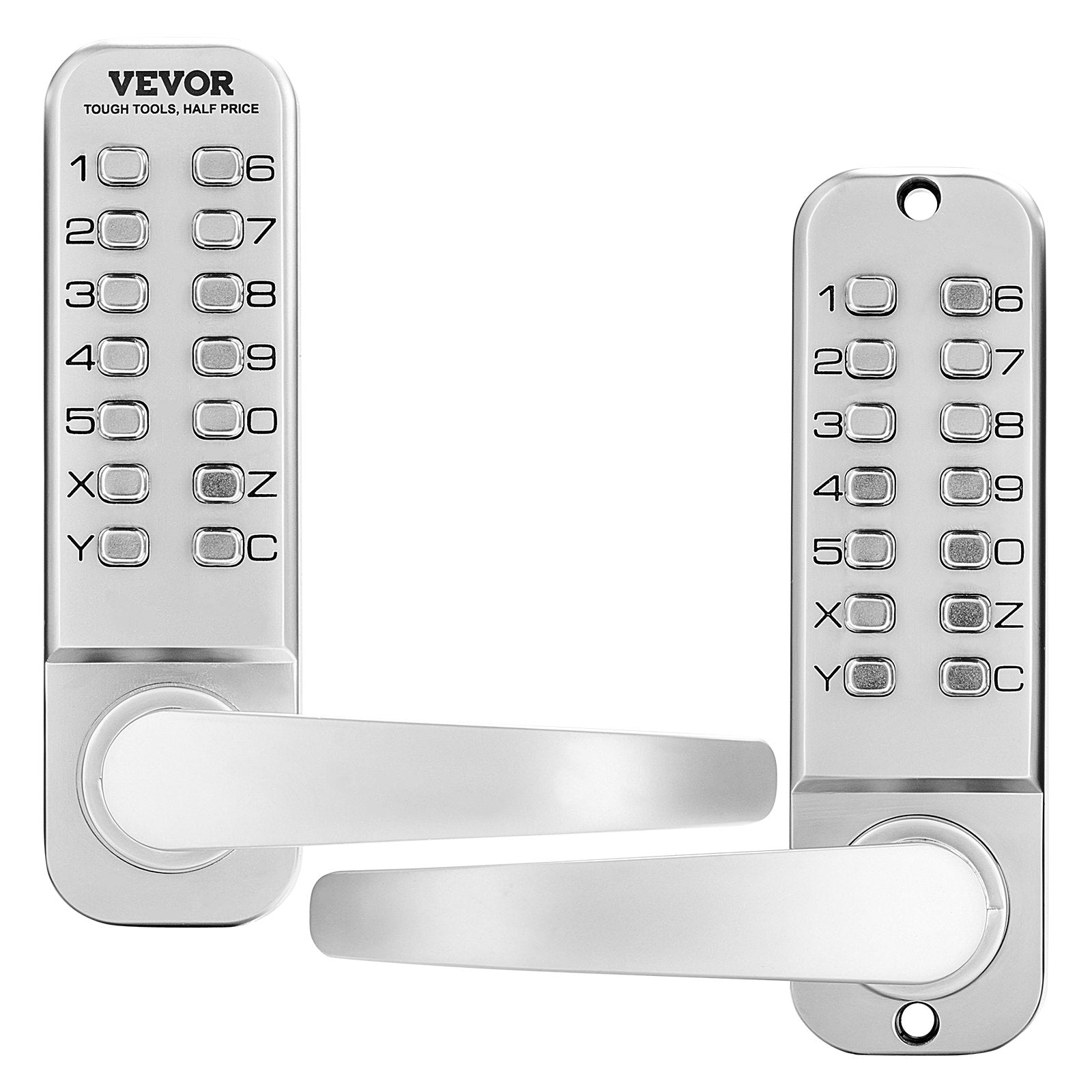 Mechaninė kodinė spyna VEVOR OL-209S2-BB-C-03, nerūdijantis plienas