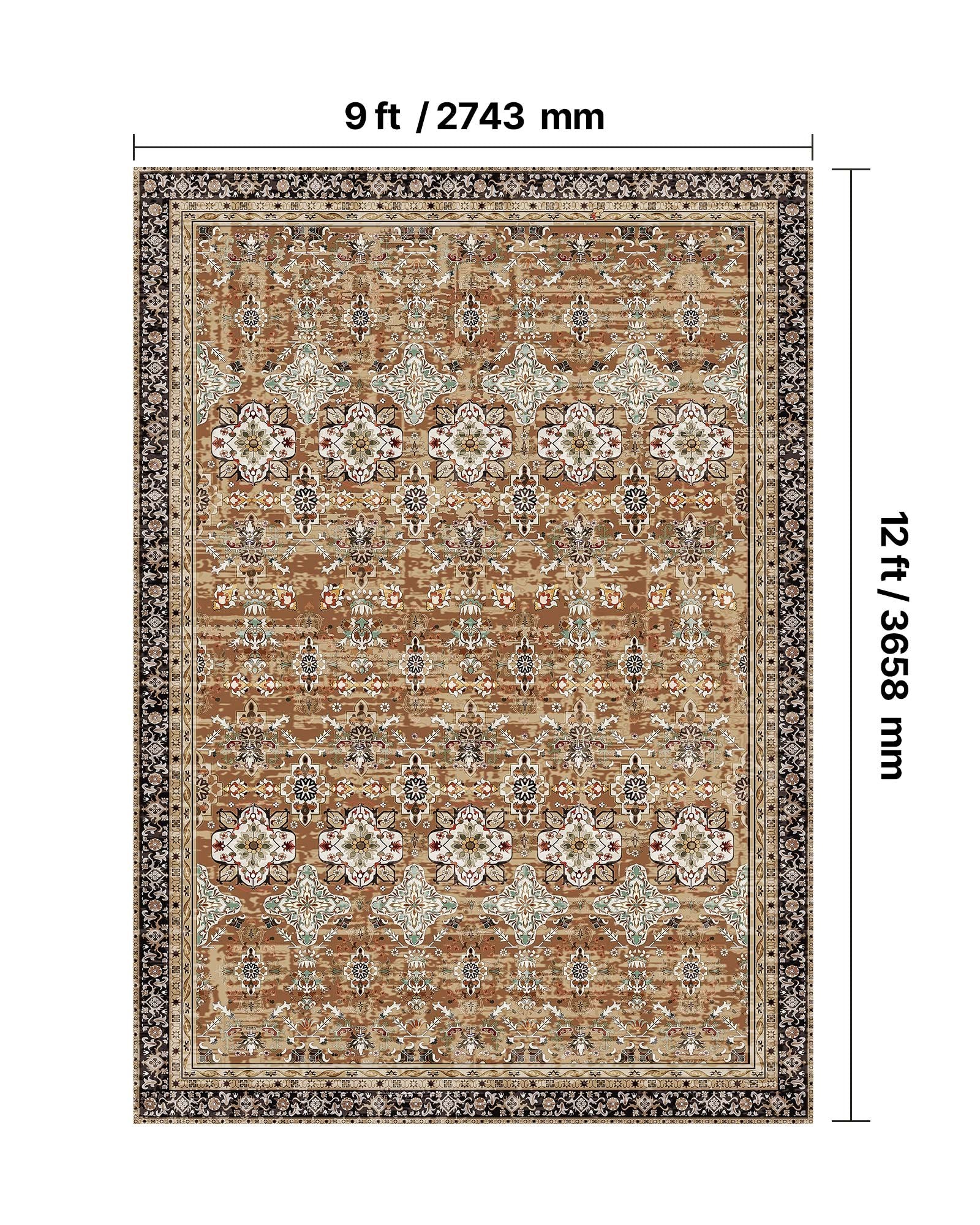 Kilimas VEVOR FGFZLS9-12FT, 274 x 366 cm