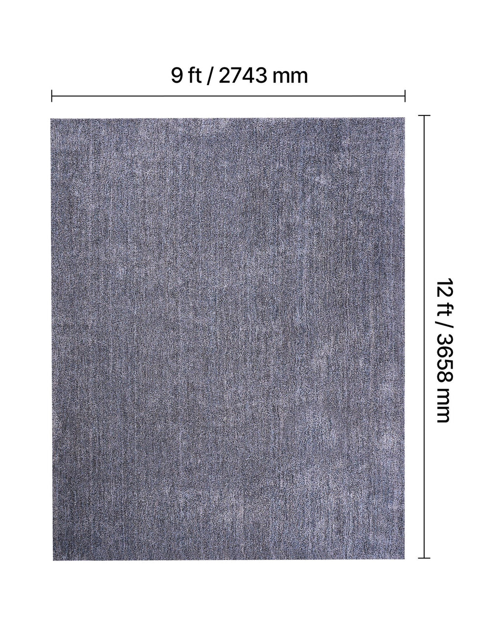 Minkštas kilimas VEVOR CR9X12-HS12TPR, 2,74 x 3,66 m