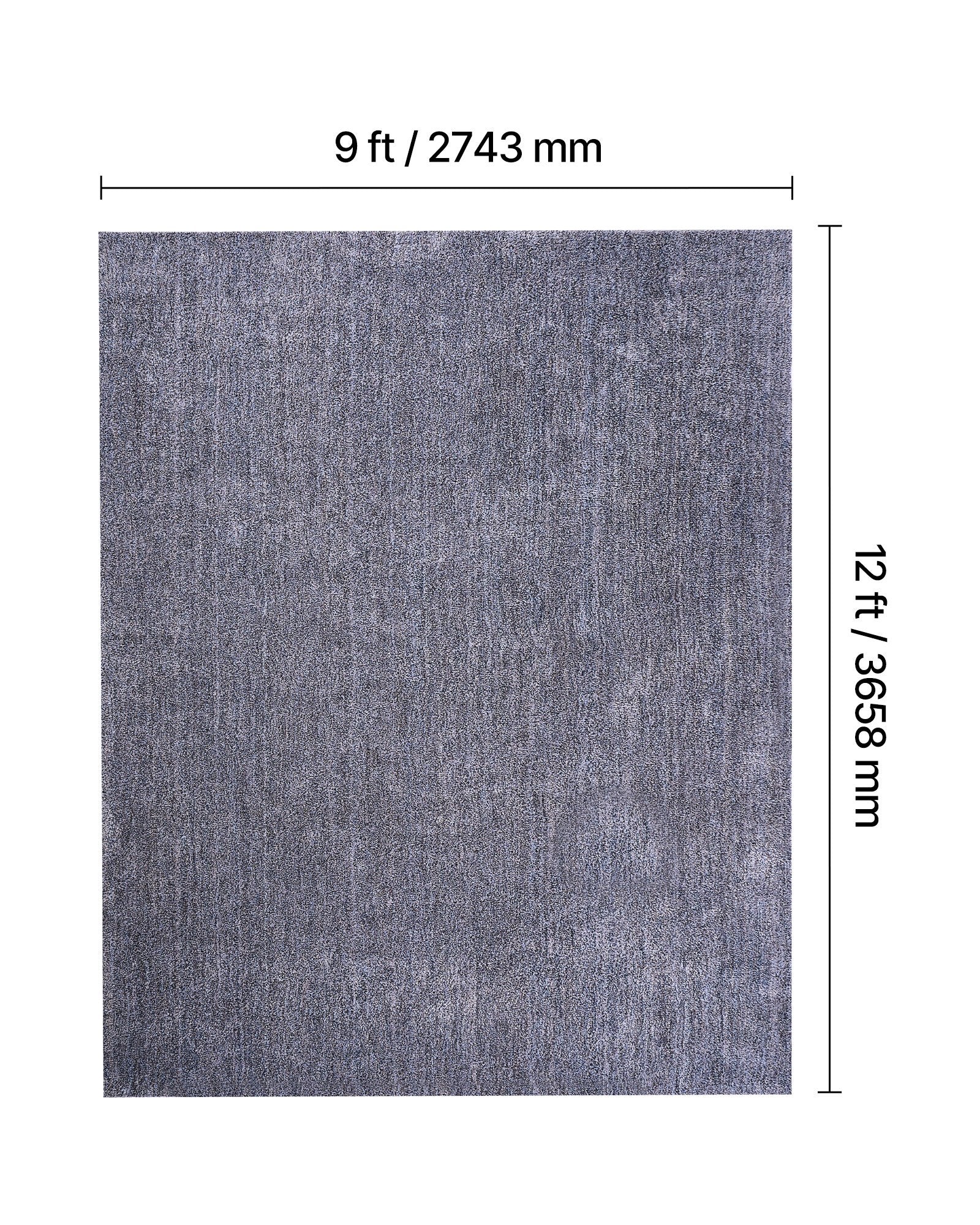 Minkštas kilimas VEVOR CR9X12-HS12TPR, 2,74 x 3,66 m