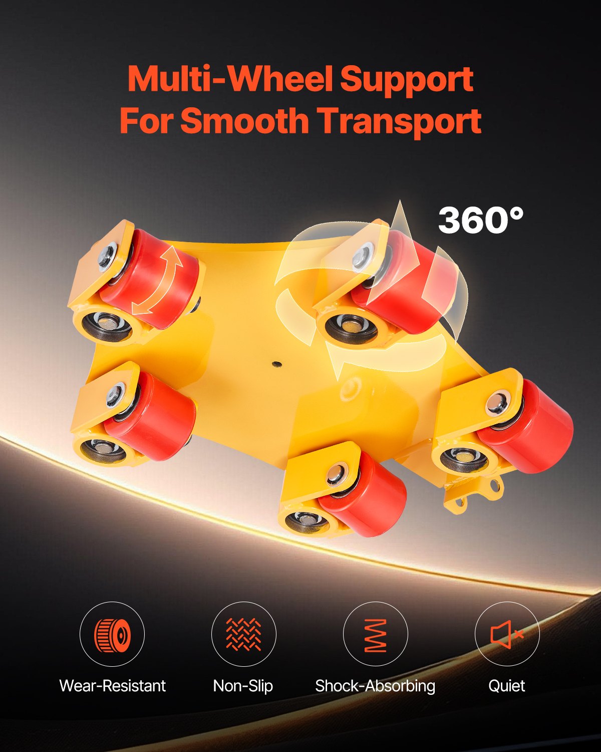 Transportavimo vežimėlis kroviniams VEVOR 5T, 4000 kg