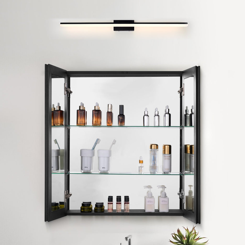 Vonios veidrodinė spintelė VEVOR ML26×30-2, 66 x 76 cm