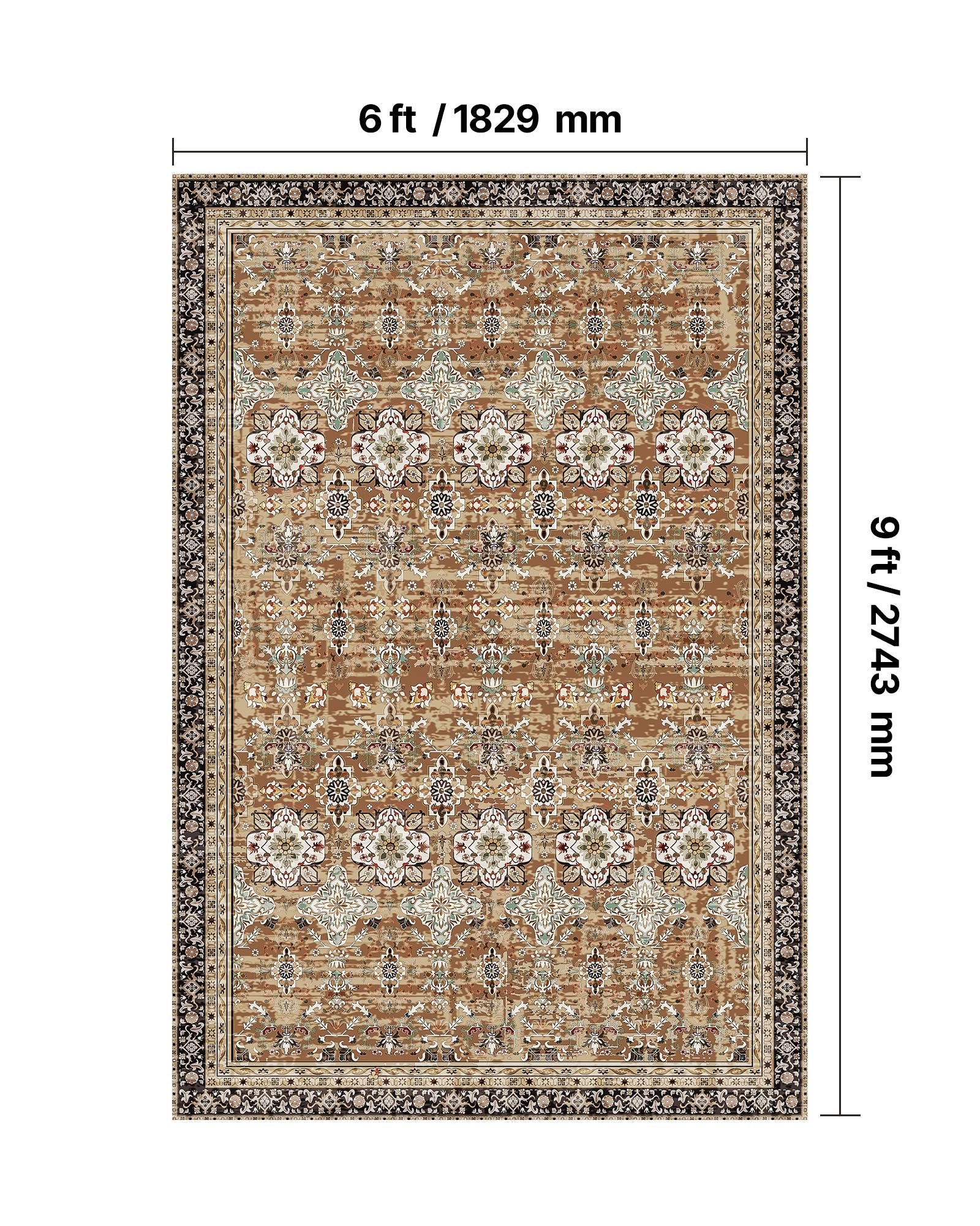 Kilimas VEVOR FGFZLS6-9FT, 183 x 274 cm