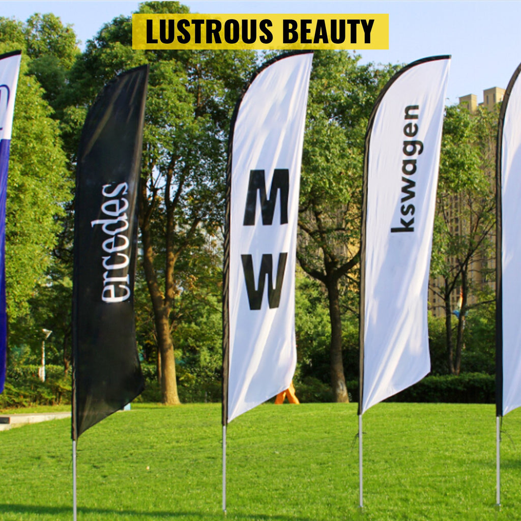 Reklaminės vėliavos stiebas VEVOR Feather Flag, 4,3 m