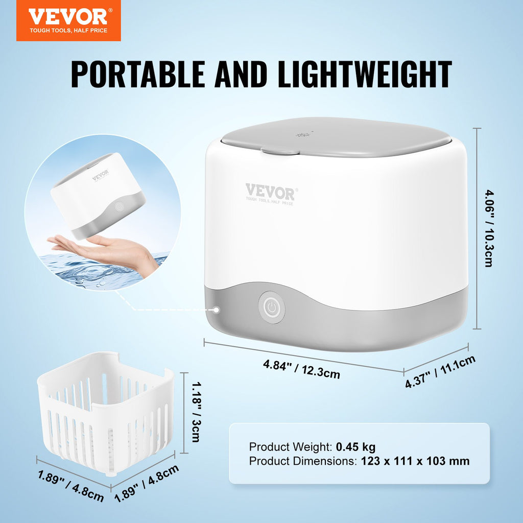 Ultragarso valymo prietaisas VEVOR SJ-H6, 30W