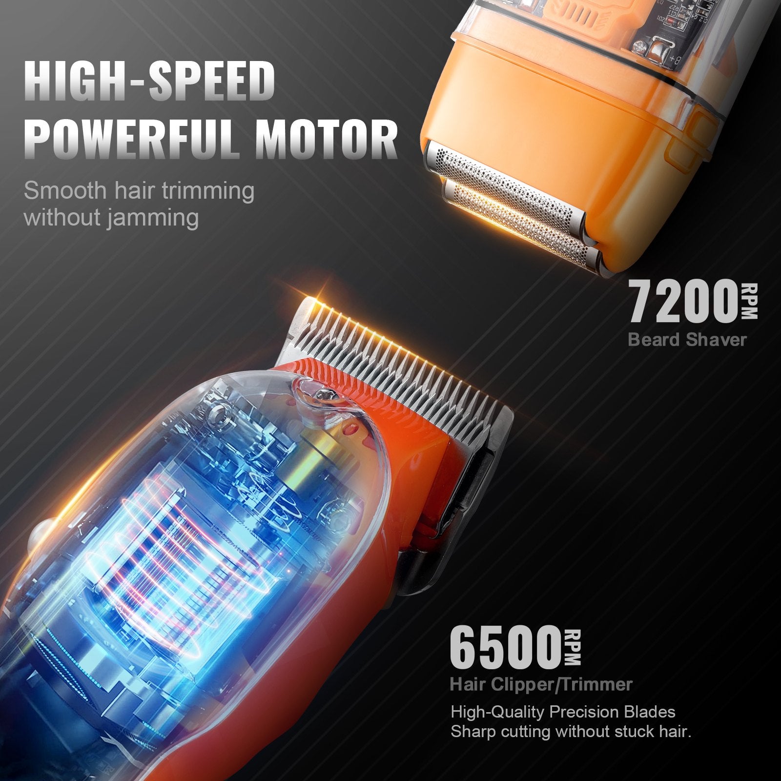 Plaukų kirpimo mašinėlių rinkinys VEVOR JM-200A/200S/T18, 3-in-1