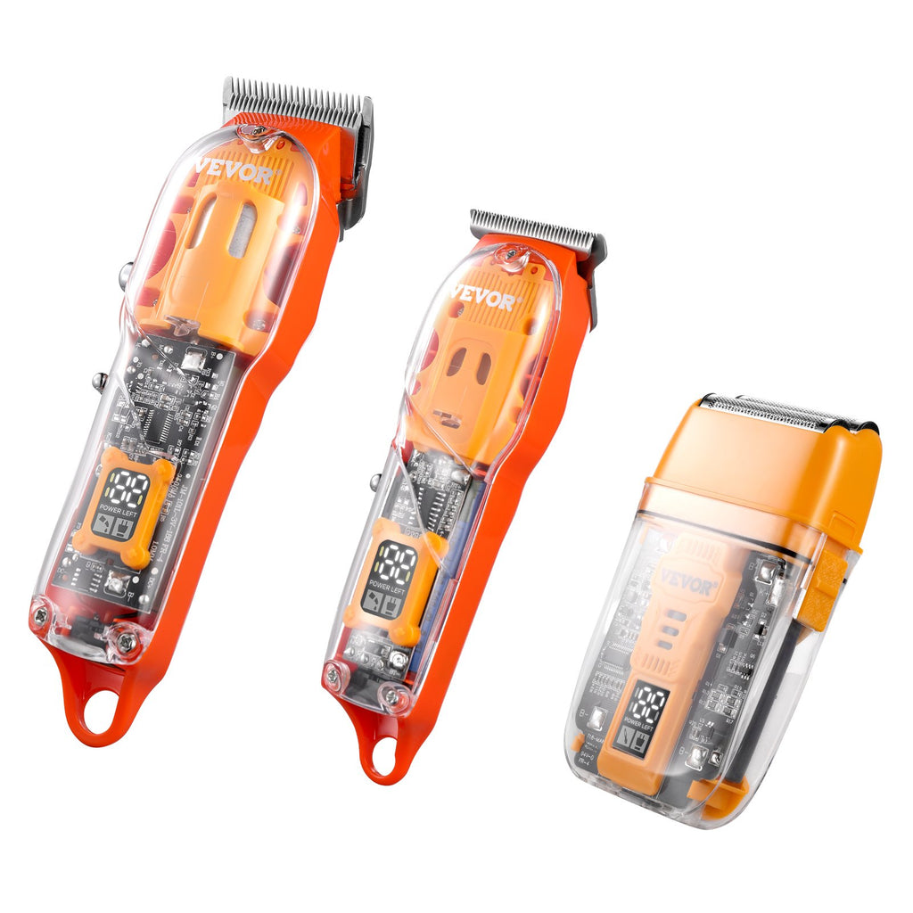 Plaukų kirpimo mašinėlių rinkinys VEVOR JM-200A/200S/T18, 3-in-1