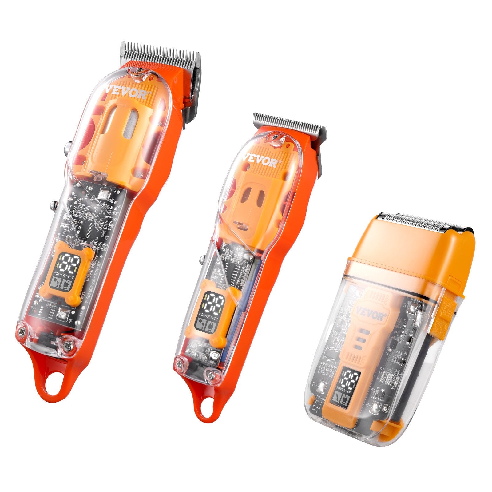 Plaukų kirpimo mašinėlių rinkinys VEVOR JM-200A/200S/T18, 3-in-1