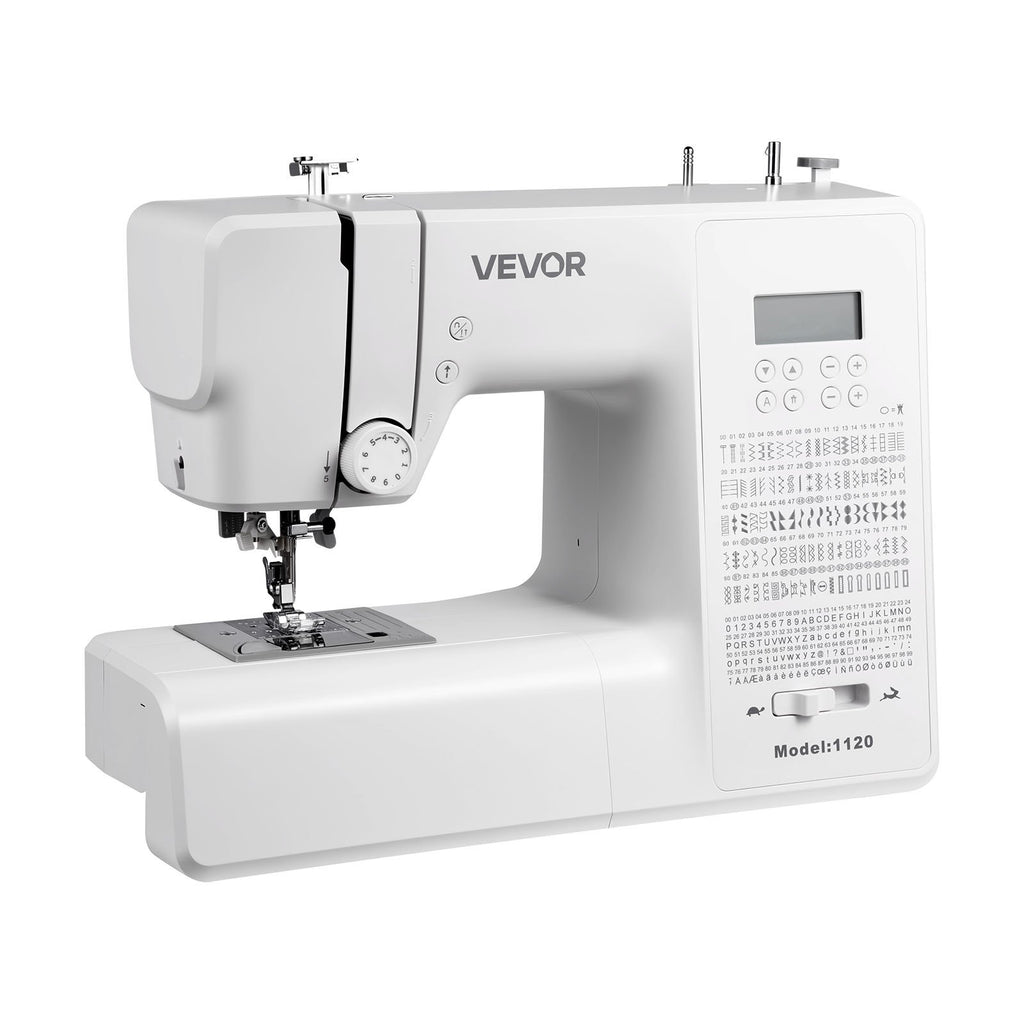 Kompiuterizuota siuvimo mašina VEVOR 1120, 200 dygsnių programų