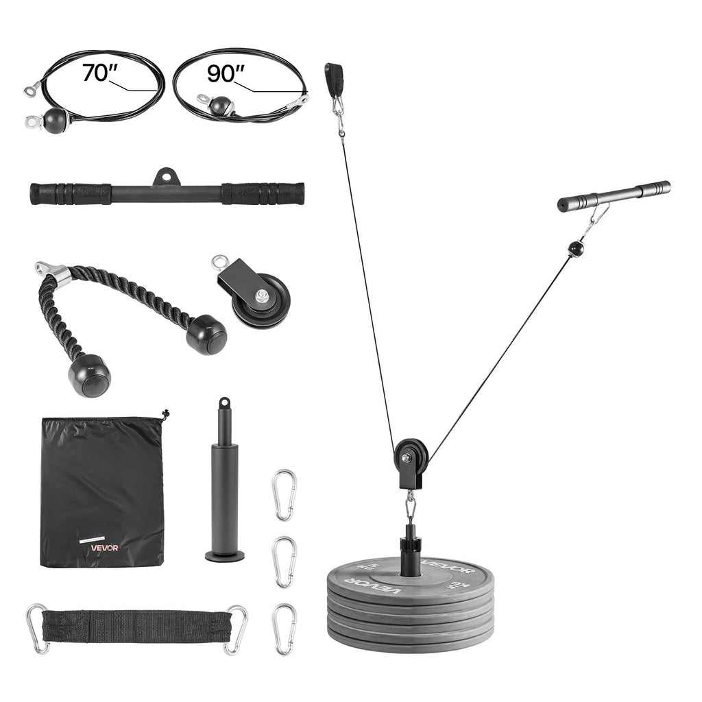 Skriemulių sistema VEVOR QT1835, 127 kg keliamoji galia