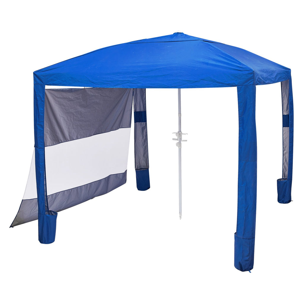 Paplūdimio palapinė-pavėsinė VEVOR SZ003, 2,4 x 2,4 m