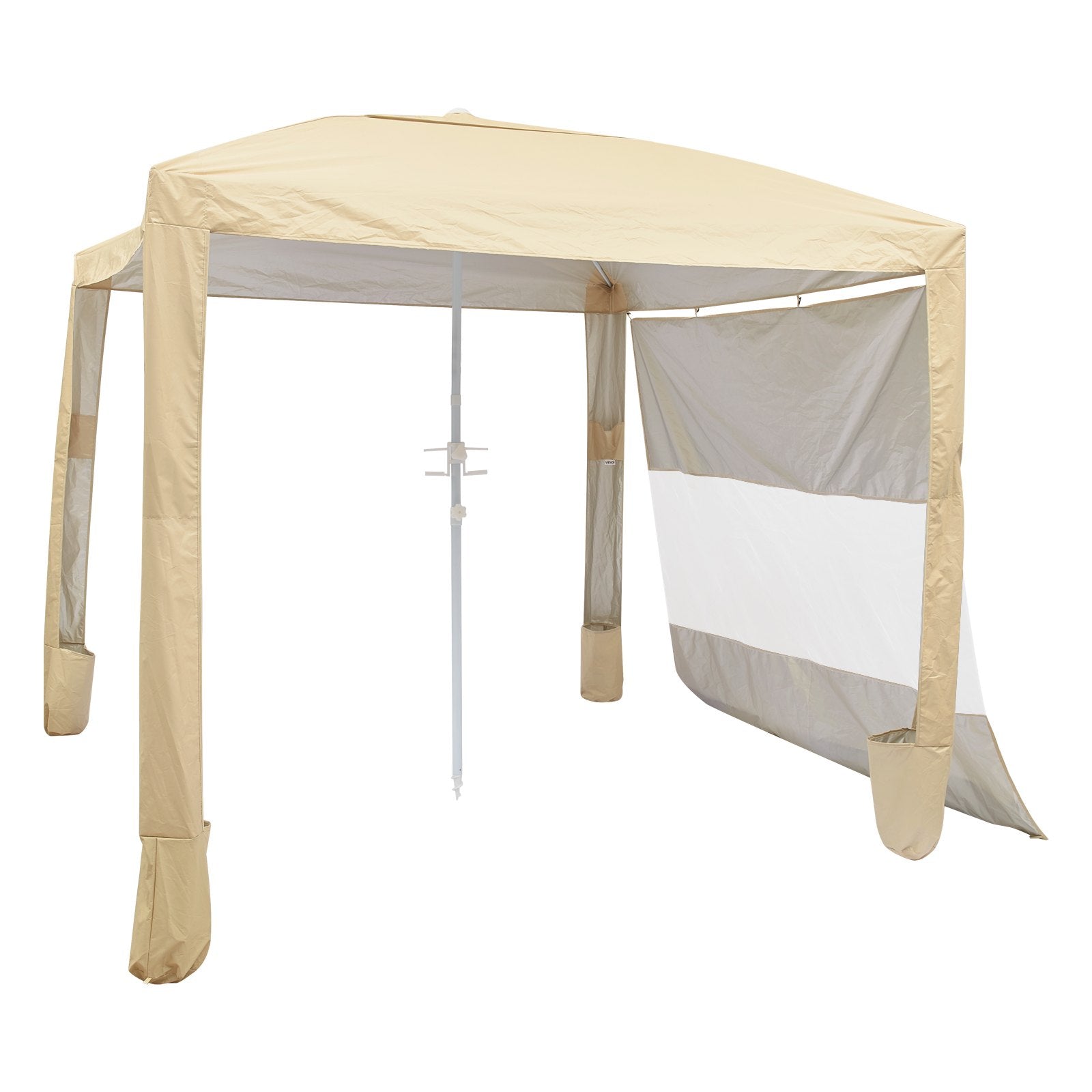 Paplūdimio palapinė-pavėsinė VEVOR SZ004, 2,4 x 2,4 m